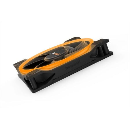 be quiet! Light Wings PWM Addressable RGB Fan Pack, 140mm, 1500RPM, 4-Pin PWM Fan & 3-Pin ARGB Connectors, Black Frame, Black Blades, ARGB Lighting on Front & Rear, Addressable RGB Hub Included