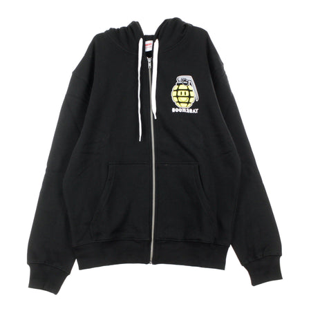 DOOMSDAY Felpa Cappuccio Zip Uomo R.o.o.t. Black da uomo