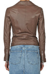 3JOLIE 3jolie - Giubbotto di pelle - 451450 - Moro da donna