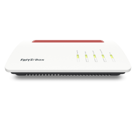 Router Modem AVM FRITZ!BOX 7590 AX INTERNATIONAL - Wireless-AC Dual Band ADSL2+ - Wi-Fi 6 fino a 2.400 Mbit/s + 1.200 Mbit/s - 4 porte LAN Gigabit, 1 porta WAN Gigabit, 2 porte USB 3.0 - Per telefoni