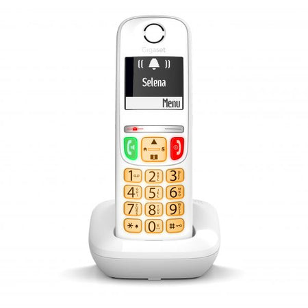 GIGASET E270 (BIANCO) - TELEFONO CORDLESS SENIOR - VIVAVOCE - TASTI GRANDI