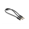 UGREEN Cavo Audio 3.5mm femmina a 2 maschio- case ABS (Black)