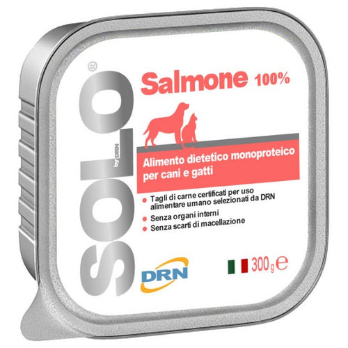 DRN Solo Salmone Alimento Monoproteico per Cane e Gatto