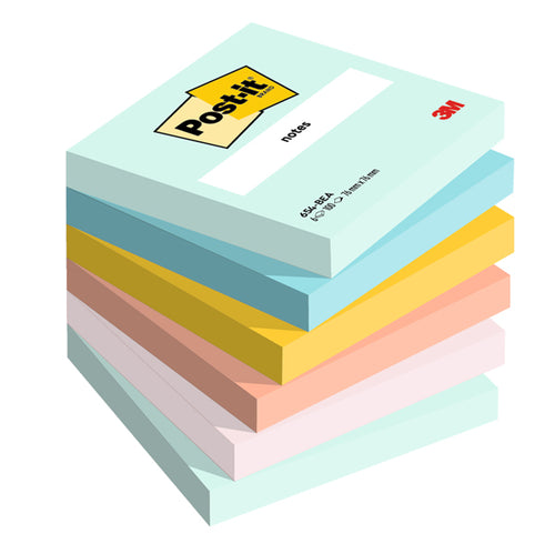 Cf. 6Pz Blocco 100Fg. Post-It 76X76Mm 654-Bea Beachside