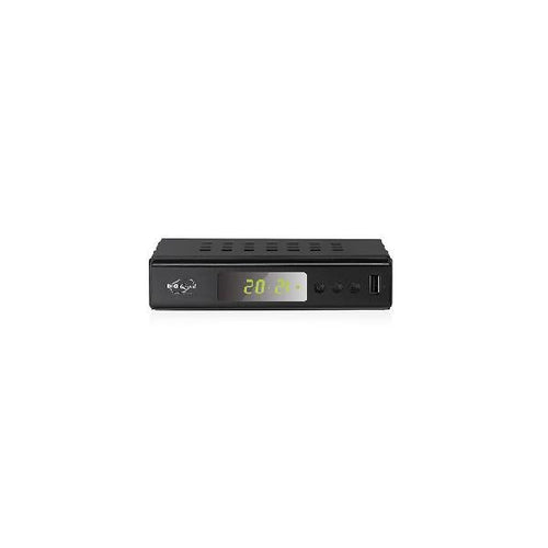 Decoder Digitale Terrestre Twin Tuner Small Edition DvB-T2 Full Hd Hdmi / Usb 2.0 Con Telecomando 2 In 1 - Nero