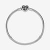 Pandora  Bracciale con maglia snake, chiusura a cuore e albero della vita