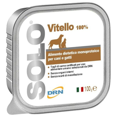 DRN Solo Vitello Alimento Monoproteico per Cane e Gatto