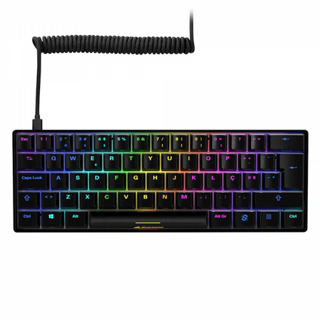 Sharkoon SGK50 S4 tastiera Gaming USB QWERTY Portoghese Nero (SGK50 S4)