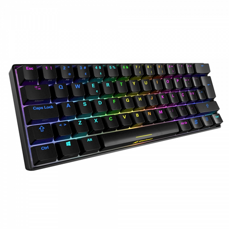 Sharkoon SGK50 S4 tastiera Gaming USB QWERTY Portoghese Nero (SGK50 S4)