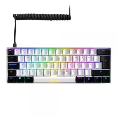 Sharkoon SGK50 S4 tastiera Gaming USB QWERTY Spagnolo Bianco (Sharkoon SKILLER SGK50 S4 - tastatur -)