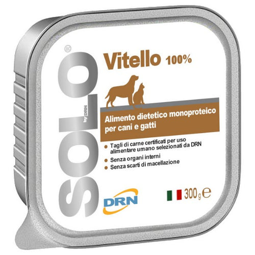 DRN Solo Vitello Alimento Monoproteico per Cane e Gatto