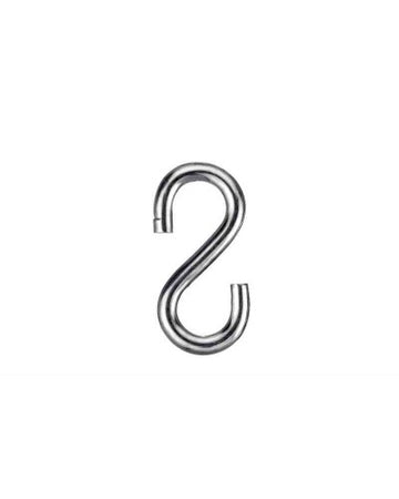 MASIDEF IN01364 -INOX-TEC - 2 GANCI A "S" IN INOX PER CATENE MM 4X32