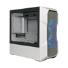 Case MasterBox TD300 Mesh White- 2USB3.2-2xCombo 2.5/3.5-2x2.5-2x120mm SickleFlow PWM ARGB Front Fans-ARGB/PWM Hub-NO PSU