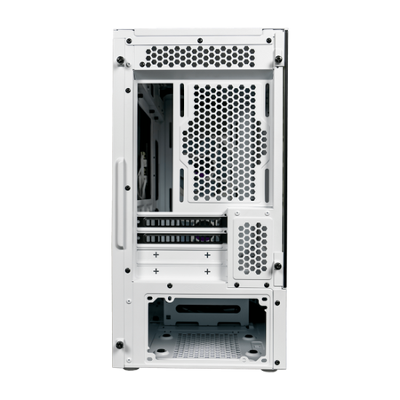 "Case MasterBox TD300 Mesh White- 2USB3.2-2xCombo 2.5""/3.5""-2x2.5""-2x120mm SickleFlow PWM ARGB Front Fans-ARGB/PWM Hub-NO PSU"