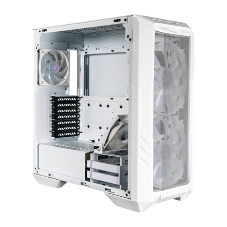 Case Cooler Master HAF 500 Mid-Tower Side-Glass - Alimentatore NON presente - Porte 2x USB 3.0 1x Audio In & Out sul frontale - Bianco