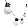 Catena luminosa solare con 15 lampadine a led decorazione per giardino 6 mt