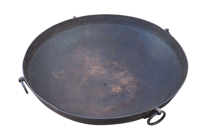 Biscottini Biscottini Vecchio Contenitore Crogiolo Ferro Battuto Lavorato Mano 127x41