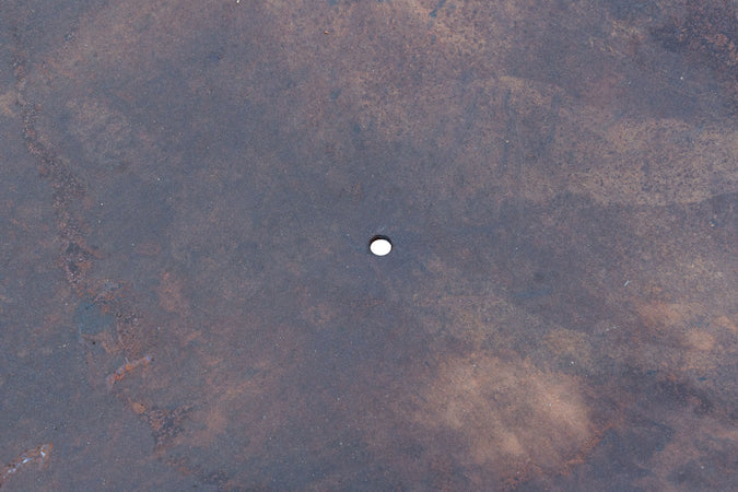 Biscottini Biscottini Vecchio Contenitore Crogiolo Ferro Battuto Lavorato Mano 127x41