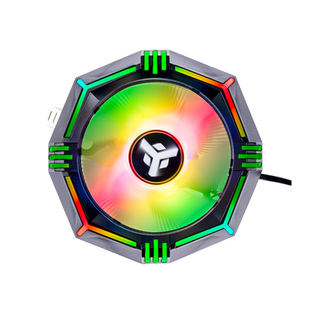 Dissipatore ad aria ICY-4LPR - Skt universale- 65W TDP- Low Profile- RGB Rainbow