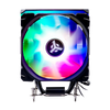 Dissipatore ad aria ICY-4HLA - Skt universale- 150W TDP- 4 HP- ventola 12cm- full black- ARGB