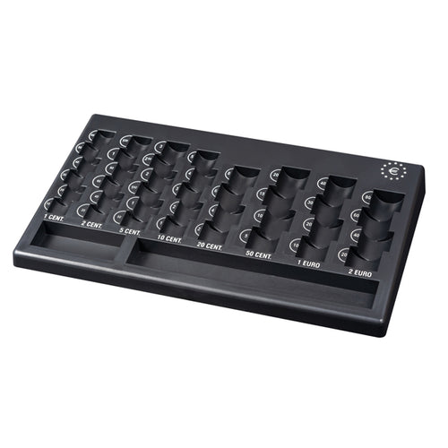 Vassoio Portamonete Euro 310X185X30Mm Nero In Pp Riciclata Iternet