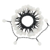 Catena luminosa solare con 50 lampadine a led decorazione per giardino 5 mt