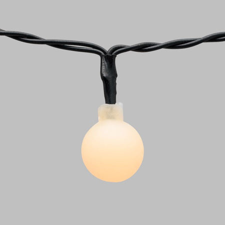Catena luminosa solare con 50 lampadine a led decorazione per giardino 5 mt