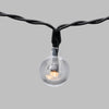 Catena luminosa solare con 50 lampadine a led decorazione per giardino 5 mt
