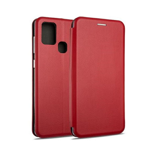 book magnetica oppo a31 con porta carte di credito red