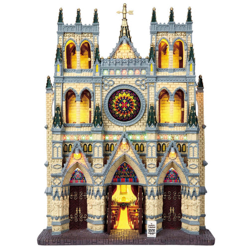 Cattedrale di San Patrizio‎, edificio luminoso per villaggio di Natale in Poliresina‎