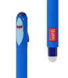 Legami, Penna Gel Cancellabile, Inchiostro Blu, Tema Shark