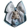 Fiocco nascita in cotone personalizzabile fatto a mano 35 x h 40 cm Made in Italy