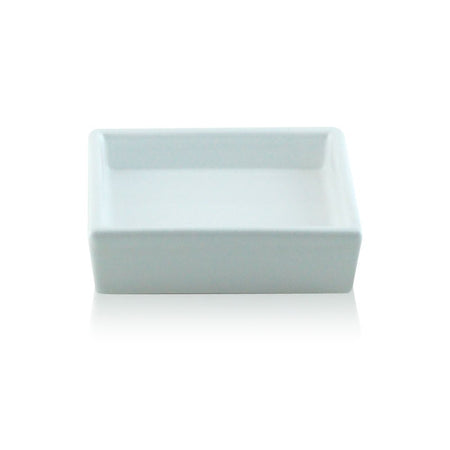 Porta sapone da appoggio quadrato in ceramica - accessori bagno