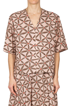 OTTOD'AME Ottod'ame - Blusa - 450356 - Rosa/Marrone da donna