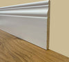 96 metri lineari di BATTISCOPA SLIM laccato bianco in legno MASSELLO DUCALE 120X10 Fai da te/Prodotti per la costruzione/Materiali da costruzione/Pavimenti/Materiali per pavimenti/Battiscopa Eternal Parquet - Ariano Irpino, Commerciovirtuoso.it