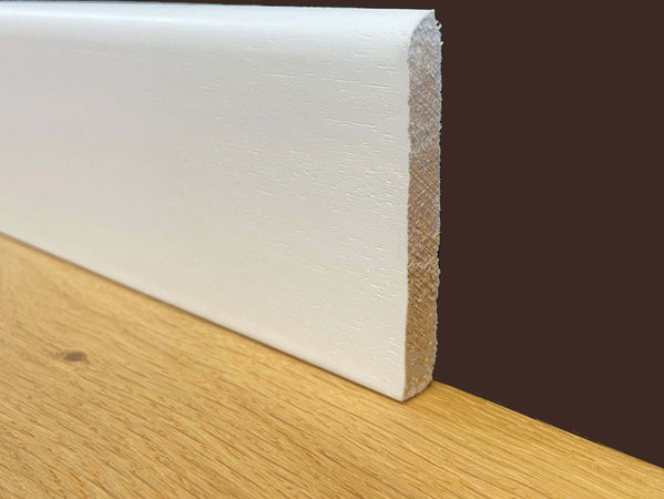 96 ml di BATTISCOPA BC laccato bianco in legno MASSELLO 70X10 Fai da te/Prodotti per la costruzione/Materiali da costruzione/Pavimenti/Materiali per pavimenti/Battiscopa Eternal Parquet - Ariano Irpino, Commerciovirtuoso.it