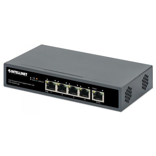 Switch Gigabit a 5 Porte con Alimentazione PoE Passante