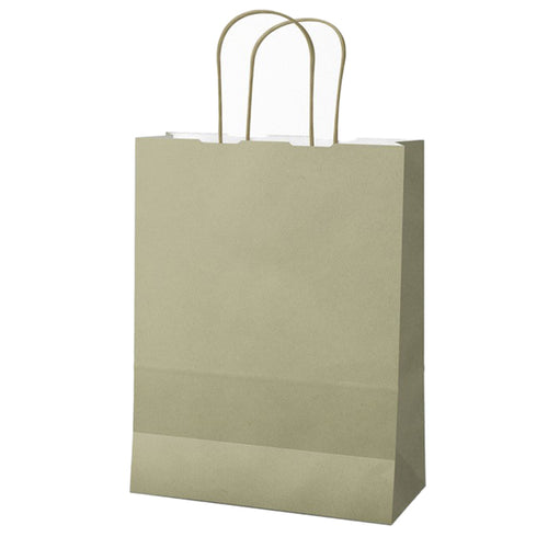 25 Shoppers Twisted Carta Kraft 36X12X41Cm Salvia Mainetti Bags