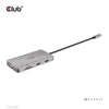 CLUB3D CSV-1594 replicatore di porte e docking station per laptop USB 3.2 Gen 1 [3.1 Gen 1] Type-C Nero, Grigio (Club 3D USB Gen1 Type-C 9-in-1 hub - d)