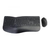 Kit tastiera + mouse Wireless Conceptronic ORAZIO02IT ERGO - Tastiera wireless Ergonomica - 2.4 GHz - mouse ricevitore wireless USB - Italiano