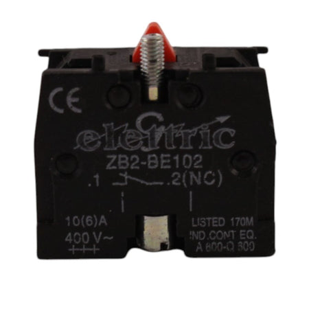 Blocco di contatto 10A 400V 2NC Gelettric