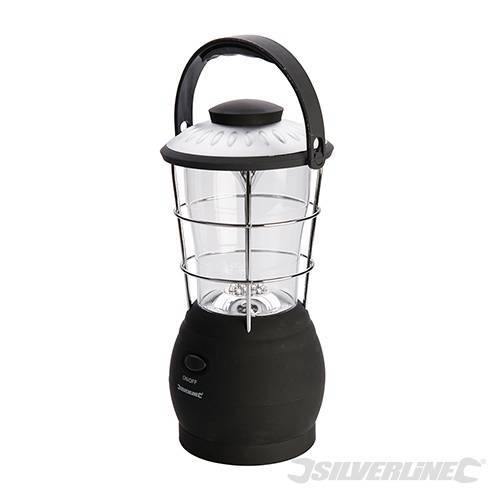 Torcia lanterna 12 LED luminosa per casa campeggio Silverline Offerta Silverline