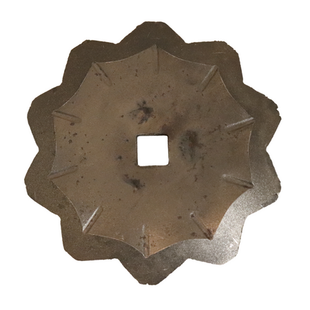 Coltello dentato Ø 95 foro quadrato 11x11mm per trincia confezione da 2 pezzi