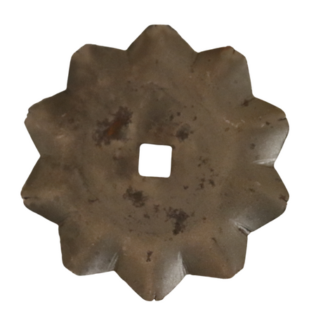 Coltello dentato Ø 95 foro quadrato 11x11mm per trincia confezione da 2 pezzi