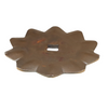 Coltello dentato Ø 95 foro quadrato 11x11mm per trincia confezione da 2 pezzi