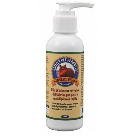 Grizzly olio di salmone dell'Alaska