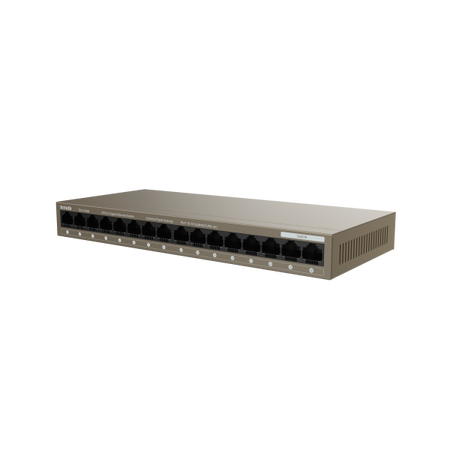 Tenda SWITCH BUSINESS TEG1016M-IEEE 802.3uxab-16 porte 10/100/1000 Base-T Ethernet-Capacità 32Gbps-Prot.fulm.6KV su ogni porta