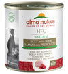 Almo Nature Scatoletta HFC Natural gusto Manzo con Prosciutto per Cani Adulti