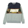 CAYLER & SONS Felpa Girocollo Uomo Crt Crewneck Navy/heather Grey da uomo