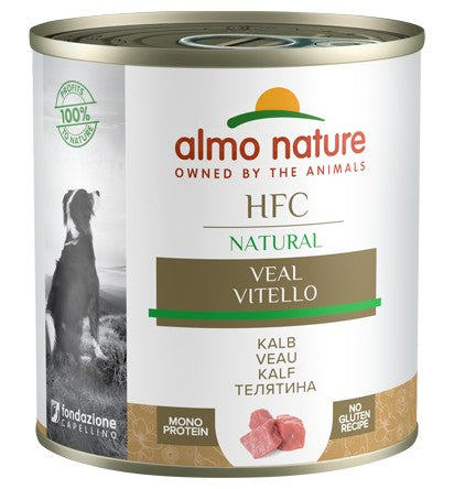 Almo Nature Scatoletta HFC Natural gusto Vitello per Cani Adulti